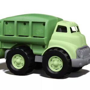 Recycling Truck in Green Color - BPA and Phthalates Free Garbage Tru
